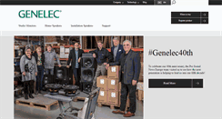 Desktop Screenshot of genelec.com