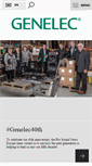 Mobile Screenshot of genelec.com